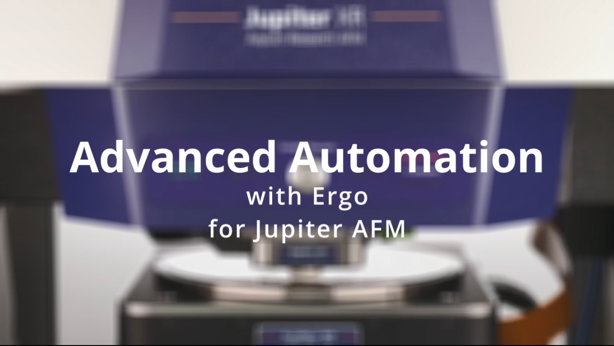 Jupiter AFMに対応したErgoのAdvanced Automation
