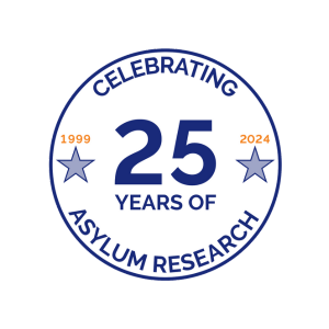 Celebrating 25 Years of Asylum Research. 1999-2024.
