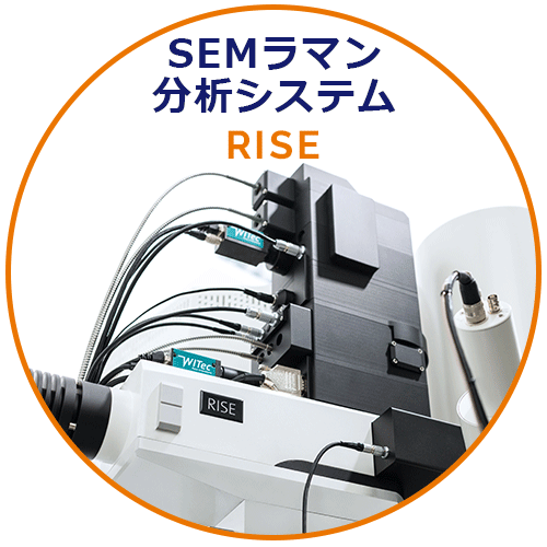 SEMラマン分析システム　RISE