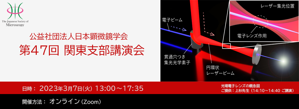 日本顕微鏡学会 第47回関東支部講演会